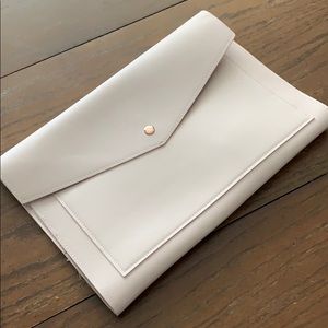 Vegan Leather Portfolio Clutch